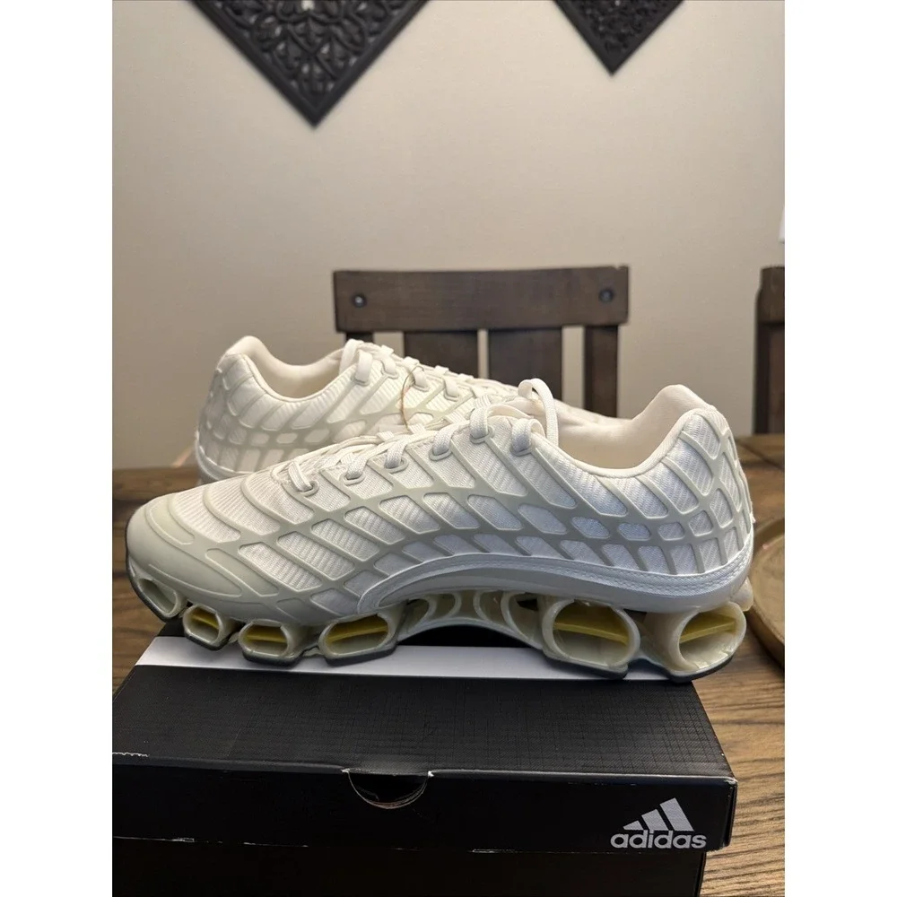 Adidas Megaride F50 Mans Shoes Cloud White Ice Gold Met KI4740 Sz 13 …X2